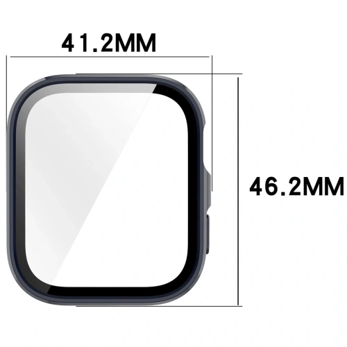 Kup Etui ze szkłem do zegarka Bizon Case+Glass Watch do Huawei Watch Fit 4 niebieskie - BIZ9601 - {ean13} - Sklep Home Screen