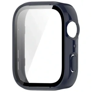 Kup Etui ze szkłem do zegarka Bizon Case+Glass Watch do Huawei Watch Fit 4 niebieskie - BIZ9601 - {ean13} - Sklep Home Screen