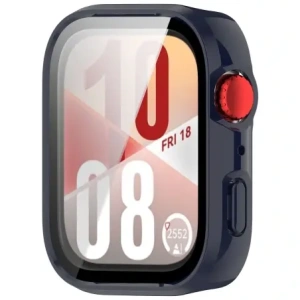 Kup Etui ze szkłem do zegarka Bizon Case+Glass Watch do Huawei Watch Fit 4 niebieskie - BIZ9601 - {ean13} - Sklep Home Screen