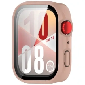Kup Etui ze szkłem do zegarka Bizon Case+Glass Watch do Huawei Watch Fit 4 różowe - BIZ9602 - {ean13} - Sklep Home Screen