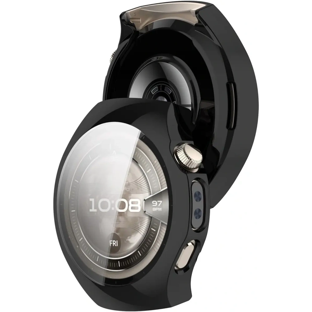 Etui z osłoną ekranu Bizon Case Watch Felipe do Huawei Watch 5 42mm czarne