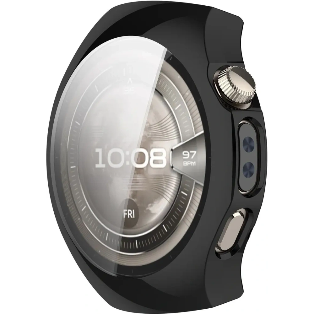 Etui z osłoną ekranu Bizon Case Watch Felipe do Huawei Watch 5 42mm czarne