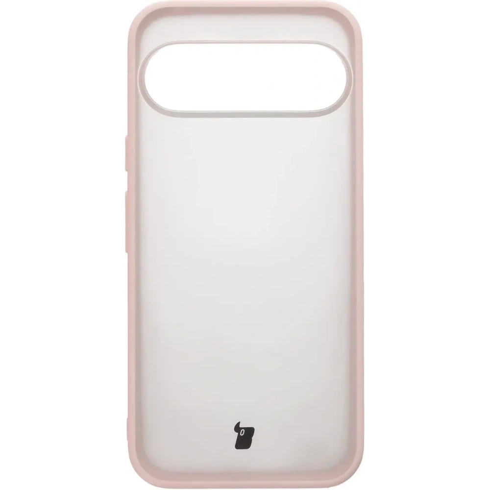 Etui Bizon Case Angelo do Google Pixel 10 Pro XL półprzezroczyste z różową ramką
