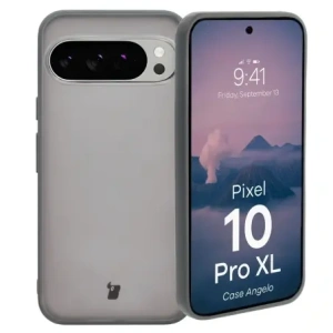 Bizon Case Angelo Google Pixel 10 Pro XL semi-transparent with a gray frame