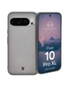 Husa Bizon Case Angelo Google Pixel 10 Pro XL semi-transparentă cu un cadru gri