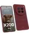 Pancerne etui Bizon Case Tur do Vivo X200 Pro burgundowe