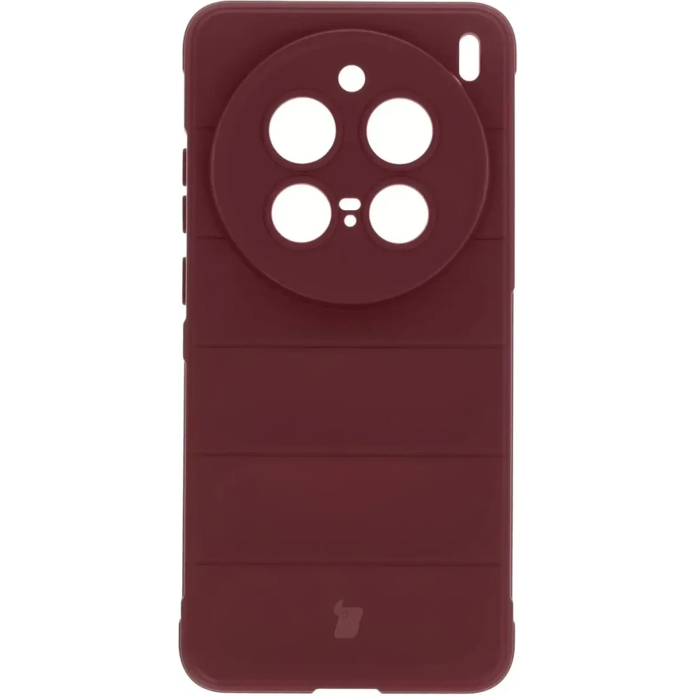 Pancerne etui Bizon Case Tur do Vivo X200 Pro burgundowe