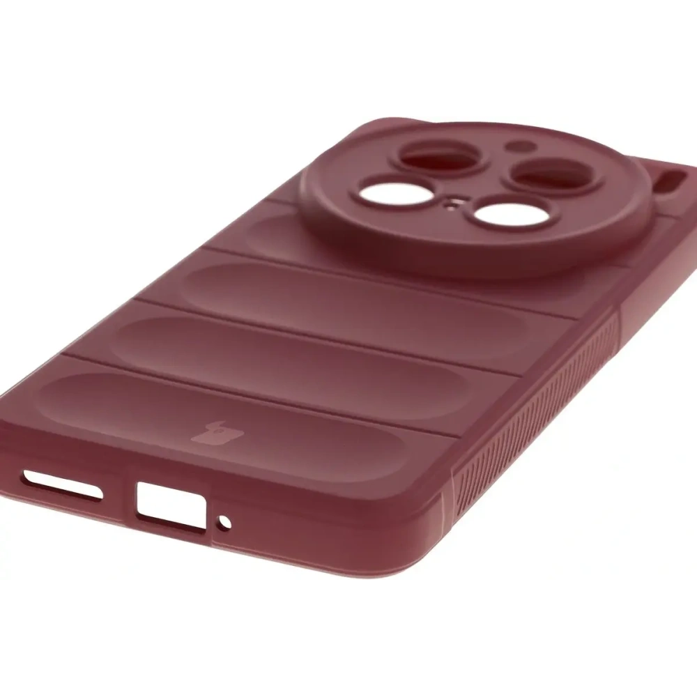 Pancerne etui Bizon Case Tur do Vivo X200 Pro burgundowe