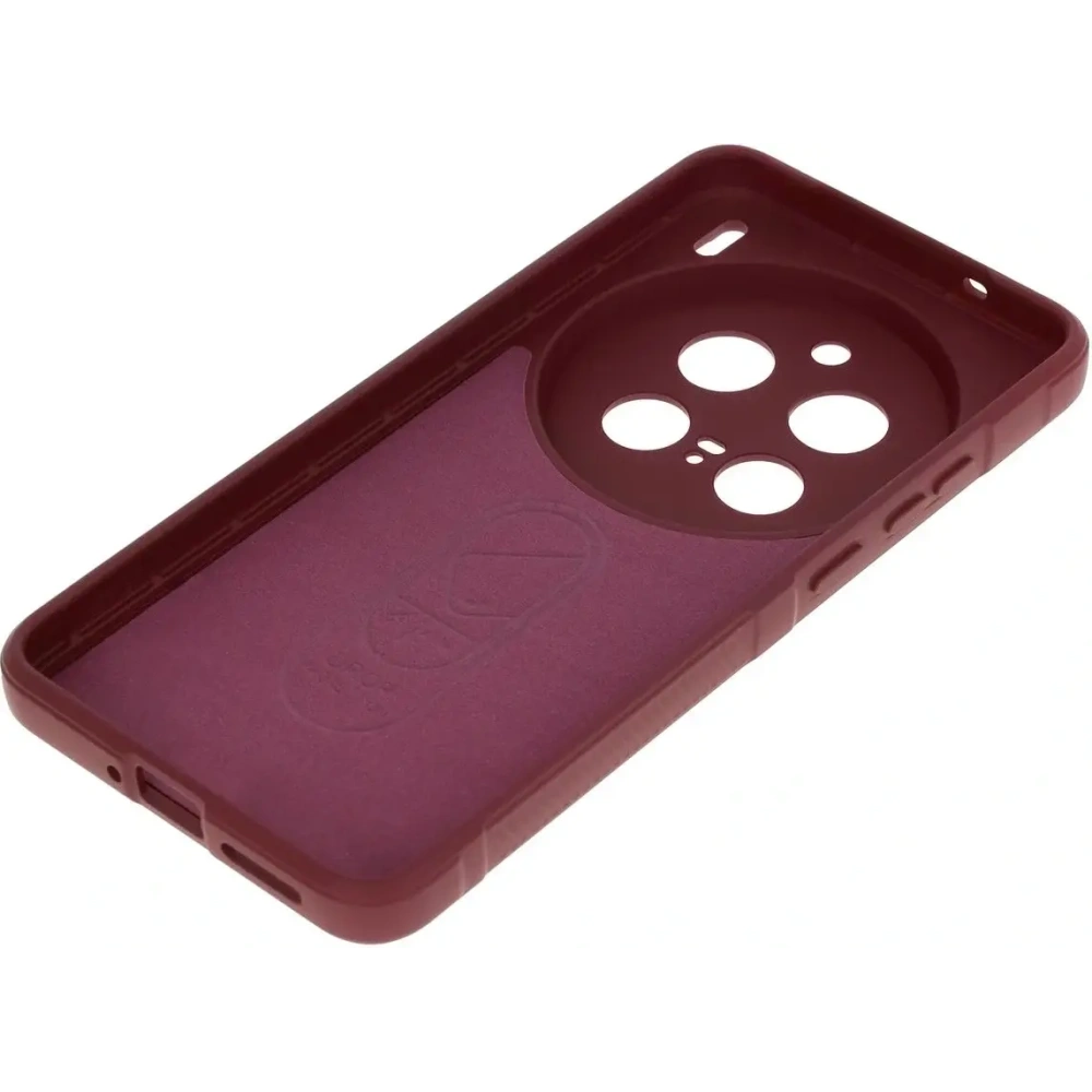 Pancerne etui Bizon Case Tur do Vivo X200 Pro burgundowe