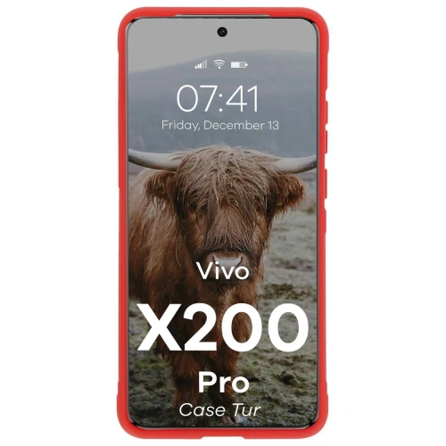Kup Pancerne etui Bizon Case Tur do Vivo X200 Pro czerwone - BIZ9613 - {ean13} - Sklep Home Screen