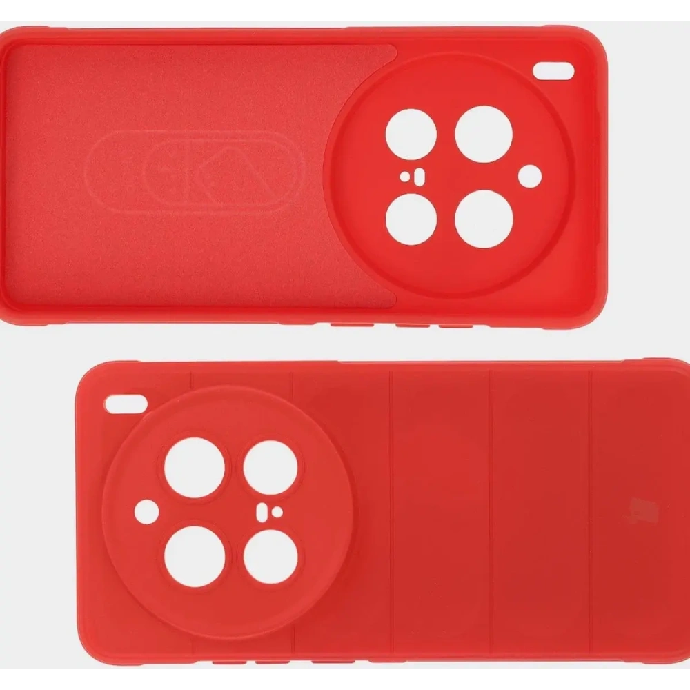 Pancerne etui Bizon Case Tur do Vivo X200 Pro czerwone