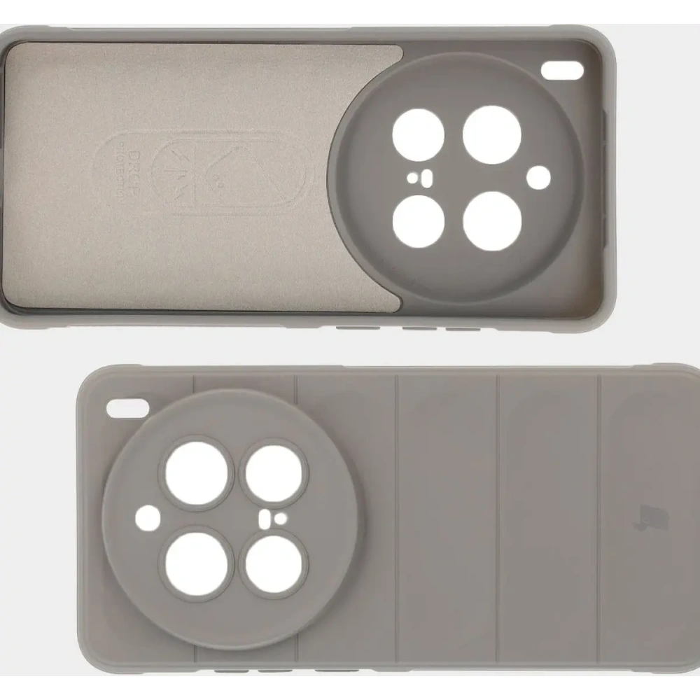 Pancerne etui Bizon Case Tur do Vivo X200 Pro jasnoszare