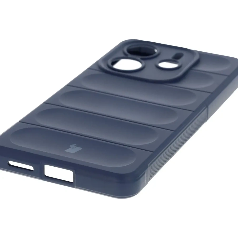 Pancerne etui Bizon Case Tur do Xiaomi Redmi Note 14 4G granatowe