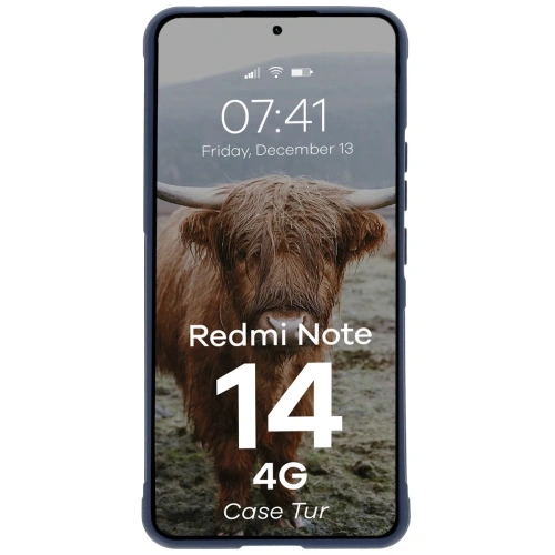 Buy Bizon Case Tur Xiaomi Redmi Note 14 4G navy blue - BIZ9617 - {ean13} - Home Screen Store Europe