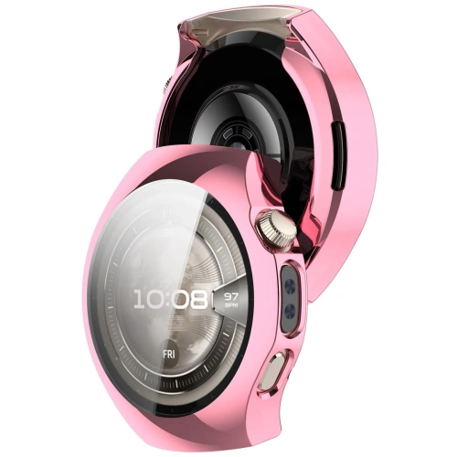 Kup Etui z osłoną ekranu Bizon Case Watch Felipe do Huawei Watch 5 46mm różowe - BIZ9622 - {ean13} - Sklep Home Screen