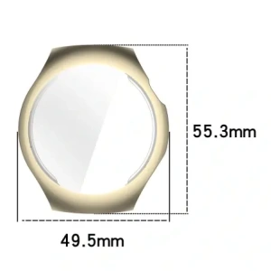 Kup Etui z osłoną ekranu Bizon Case Watch Felipe do Huawei Watch 5 46mm złote - BIZ9624 - {ean13} - Sklep Home Screen