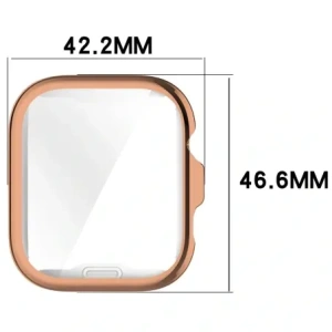 Kup Etui z osłoną ekranu Bizon Case Watch Felipe do Huawei Watch Fit 4 Pro różowozłote - BIZ9625 - {ean13} - Sklep Home Screen