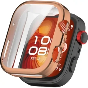 Kup Etui z osłoną ekranu Bizon Case Watch Felipe do Huawei Watch Fit 4 Pro różowozłote - BIZ9625 - {ean13} - Sklep Home Screen