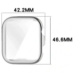 Kup Etui z osłoną ekranu Bizon Case Watch Felipe do Huawei Watch Fit 4 Pro srebrne - BIZ9626 - {ean13} - Sklep Home Screen
