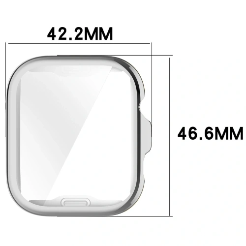 Kup Etui z osłoną ekranu Bizon Case Watch Felipe do Huawei Watch Fit 4 Pro srebrne - BIZ9626 - {ean13} - Sklep Home Screen