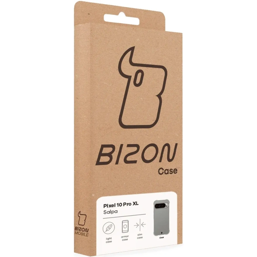 Elastyczne etui Bizon Case Salpa do Google Pixel 10 Pro XL przezroczyste