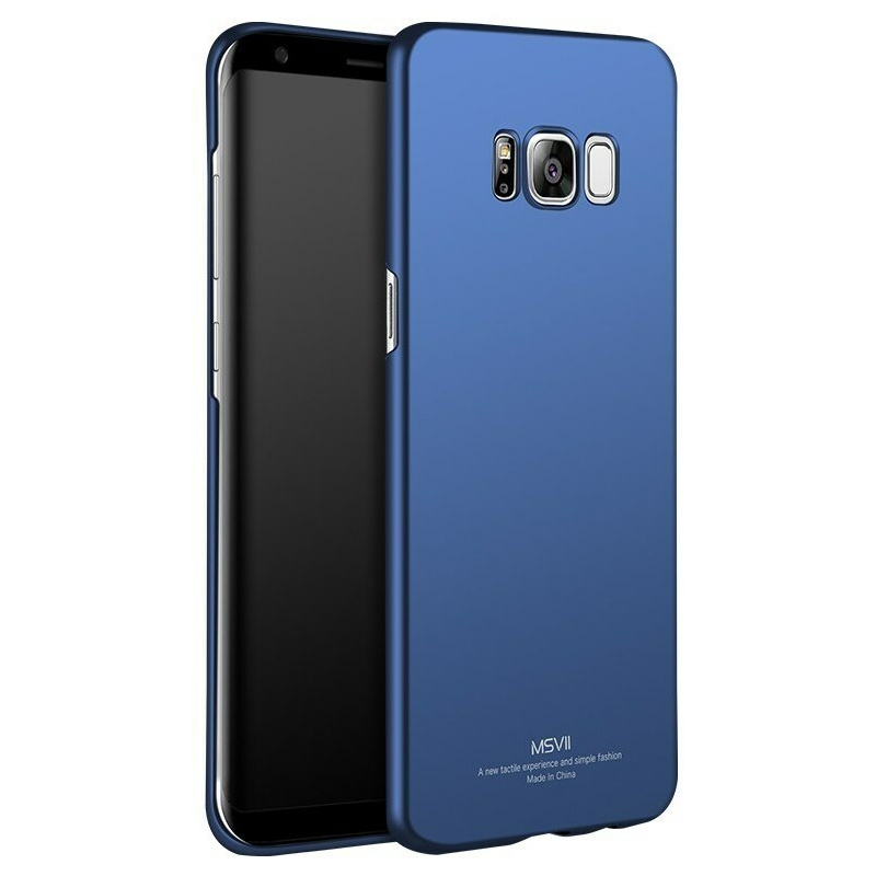 Etui MSVII Samsung Galaxy S8 Blue + Szkło Hartowane