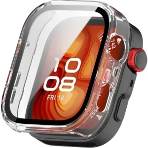 Kup Etui ze szkłem do zegarka Bizon Case+Glass Watch do Huawei Watch Fit 4 Pro przeźroczyste - BIZ9632 - {ean13} - Sklep Home Screen
