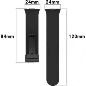 Kup Silikonowy pasek Bizon Strap Watch Silicone L do Huawei Watch Fit 4 Pro / Fit 4 / Fit 3 czarny - BIZ9633 - {ean13} - Sklep Home Screen
