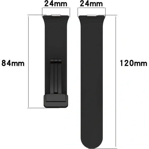 Kup Bizon Szíjas Óra Szilikon L Huawei Watch Fit 4 Pro / Fit 4 / Fit 3 fekete - BIZ9633 - {ean13} - Sklep Home Screen