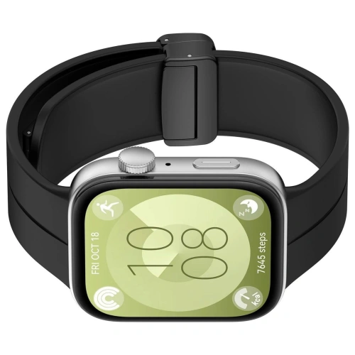 Kup Bizon Szíjas Óra Szilikon L Huawei Watch Fit 4 Pro / Fit 4 / Fit 3 fekete - BIZ9633 - {ean13} - Sklep Home Screen