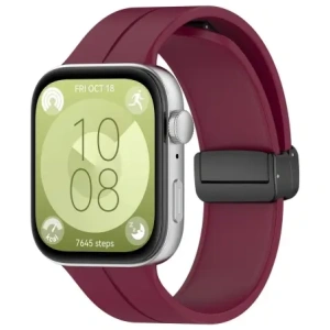 Kup Bizon Szíj Óra Szilikon L Huawei Watch Fit 4 Pro / Fit 4 / Fit 3 bordó - BIZ9634 - {ean13} - Sklep Home Screen