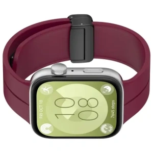 Kup Silikonowy pasek Bizon Strap Watch Silicone L do Huawei Watch Fit 4 Pro / Fit 4 / Fit 3 burgundowy - BIZ9634 - {ean13} - Sklep Home Screen