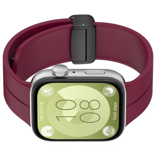 Kup Bizon Szíj Óra Szilikon L Huawei Watch Fit 4 Pro / Fit 4 / Fit 3 bordó - BIZ9634 - {ean13} - Sklep Home Screen