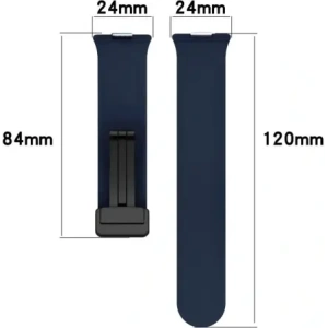 Kup Ceas cu curea din silicon Bizon pentru Huawei Watch Fit 4 Pro / Fit 4 / Fit 3 albastru marin - BIZ9636 - {ean13} - Sklep Home Screen