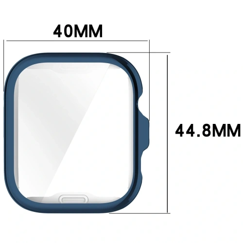 Kup Etui z osłoną ekranu Bizon Case Watch Felipe do Huawei Watch Fit 4 niebieskie - BIZ9638 - {ean13} - Sklep Home Screen