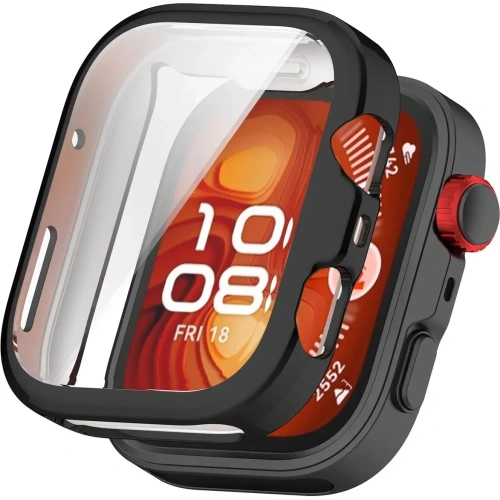 Kup Etui z osłoną ekranu Bizon Case Watch Felipe do Huawei Watch Fit 4 czarne - BIZ9639 - {ean13} - Sklep Home Screen