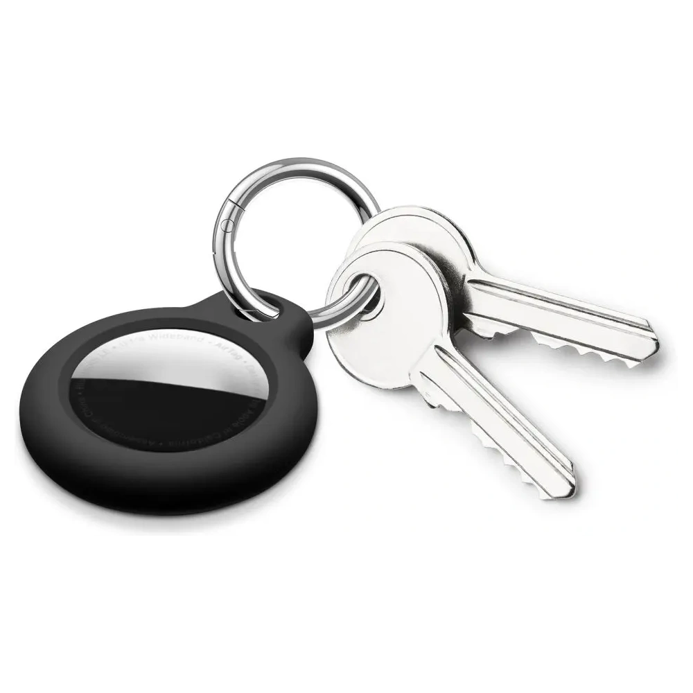 Etui Tech-Protect Rough Apple AirTag 1 / 2 Black [4 PACK]