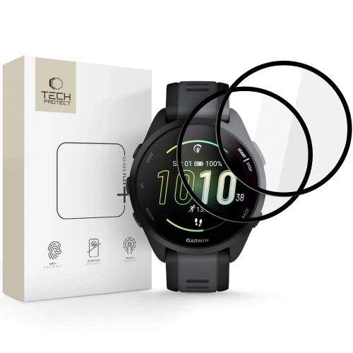 Kup Tech-Protect Glass Flex+ Garmin Forerunner 165 Negru [2 PACHET] - THP4263 - {ean13} - Sklep Home Screen