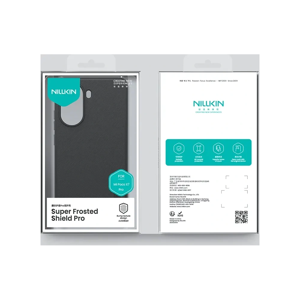 Etui Nillkin Super Frosted Shield Pro do Xiaomi Poco X7 Pro czarny