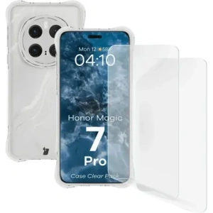 Kup Husa flexibilă Bizon Case Clear Pack + 2x folie de protecție pentru ecran Honor Magic7 Pro - BIZ9640 - {ean13} - Sklep Home Screen