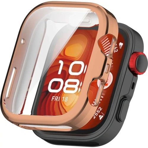 Kup Etui z osłoną ekranu Bizon Case Watch Felipe do Huawei Watch Fit 4 różowozłote - BIZ9648 - {ean13} - Sklep Home Screen