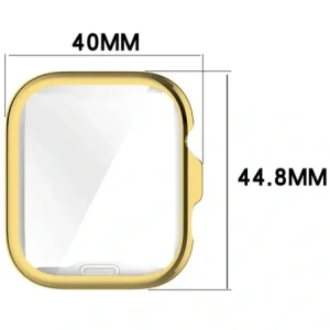 Kup Etui z osłoną ekranu Bizon Case Watch Felipe do Huawei Watch Fit 4 złote - BIZ9649 - {ean13} - Sklep Home Screen