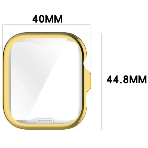 Kup Etui z osłoną ekranu Bizon Case Watch Felipe do Huawei Watch Fit 4 złote - BIZ9649 - {ean13} - Sklep Home Screen