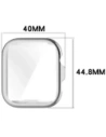 Kup Etui z osłoną ekranu Bizon Case Watch Felipe do Huawei Watch Fit 4 srebrne - BIZ9650 - {ean13} - Sklep Home Screen