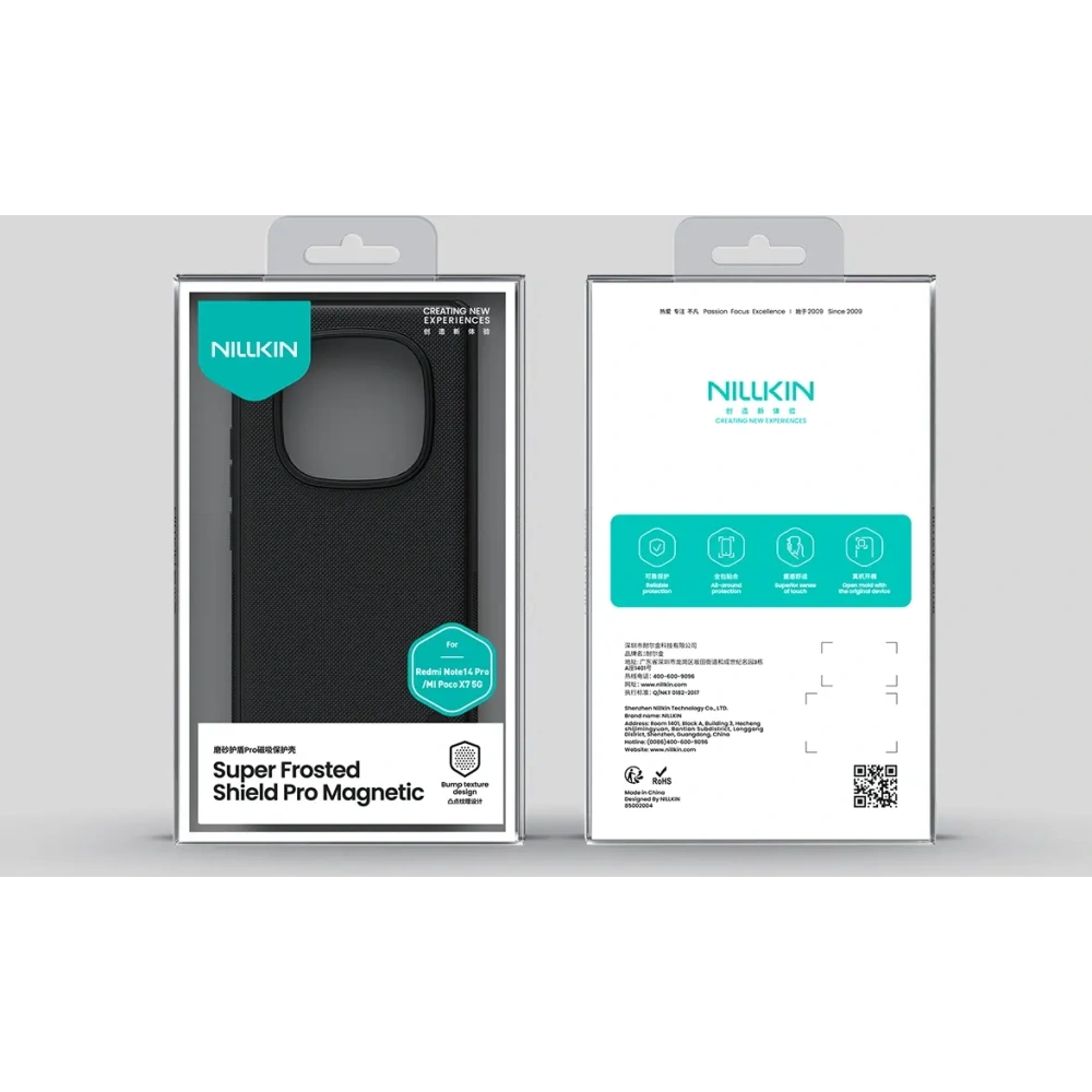 Etui Nillkin Super Frosted Shield Pro Magnetic do Xiaomi Redmi Note 14 Pro 5G czarny