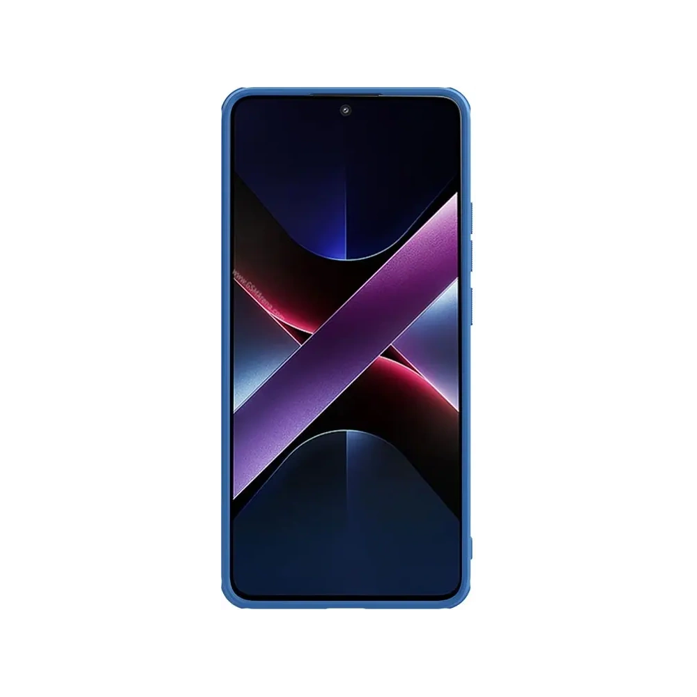 Etui Nillkin Super Frosted Shield Pro do Xiaomi Poco X7 Pro niebieski