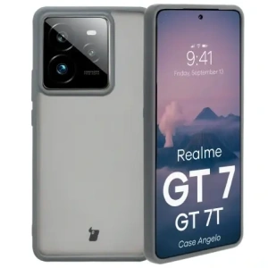 Kup Carcasa Bizon Angelo Realme GT 7 / 7T semi-transparentă cu margine gri - BIZ9652 - {ean13} - Sklep Home Screen