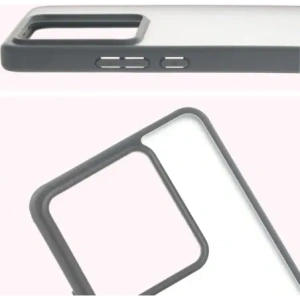 Buy Bizon Case Angelo Realme GT 7 / 7T semi-transparent with a gray border - BIZ9652 - {ean13} - Home Screen Store Europe