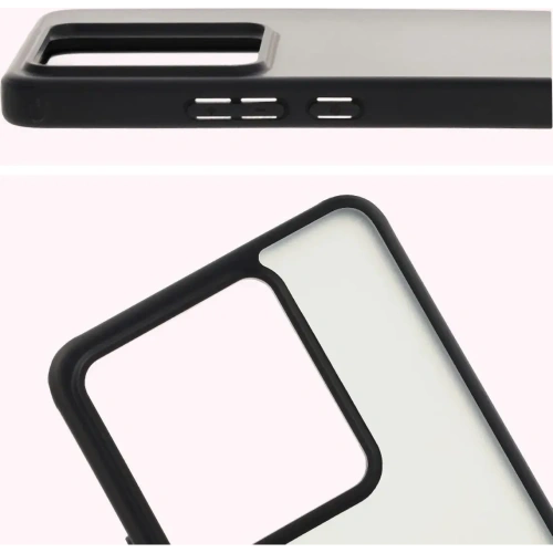 Kup Husa Bizon Angelo pentru Realme GT 7 / 7T fumurie cu un cadru negru - BIZ9653 - {ean13} - Sklep Home Screen