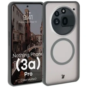 Kup Bizon Case MatteO Magnetic Nothing Phone (3a) Pro gri fumuriu - BIZ9654 - {ean13} - Sklep Home Screen